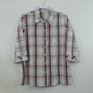 Women's Alia Plaid Blouse sz. 16